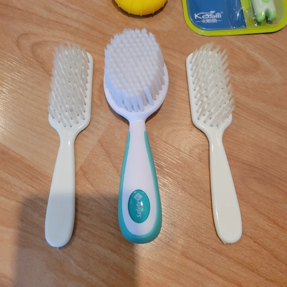 Baby Toothbrush And Hairbrush Bundle New